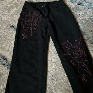 SHEIN SPIDER WEB JEANS